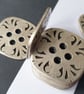 22.4mm 36L Square Antique Silver Buttons - Image 5