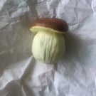 Bolete mushroom sculpture