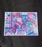 A5 Zentangle Art Print - Groovy
