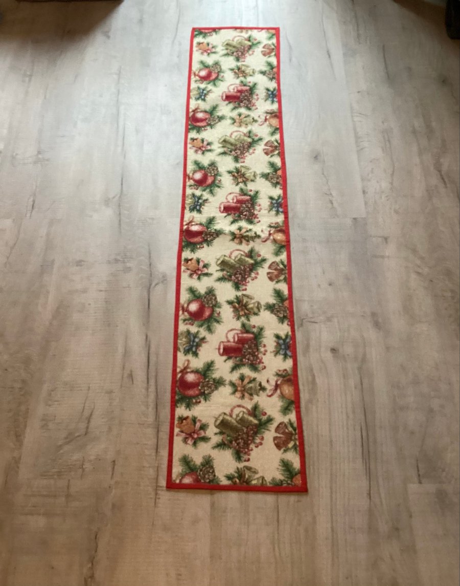 Handmade Tapestry Christmas Table Runner