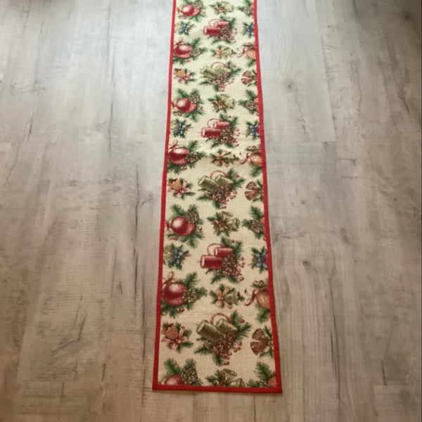 Handmade Tapestry Christmas Table Runner