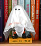 Trick or treat ghost figure
