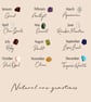 Birthstone Personalised Keepsake Gift in Wooden Box. Robin Textile Art - Image 3