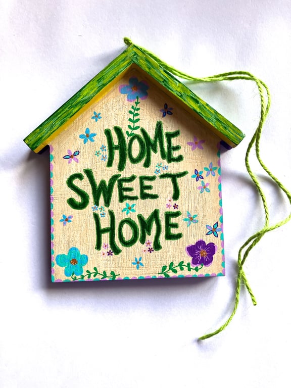 Home sweet home up cycled welcoming gift