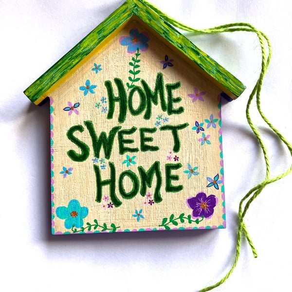 Home sweet home up cycled welcoming gift