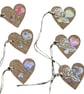 Set of 6 Cork Heart Gift Tags  – Mini Heart Cork Gift Tags - Image 7