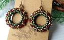 Beaded Hoop Earrings