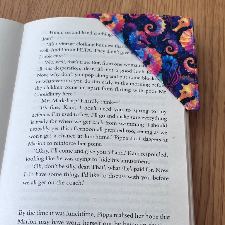 Cotton corner bookmarks
