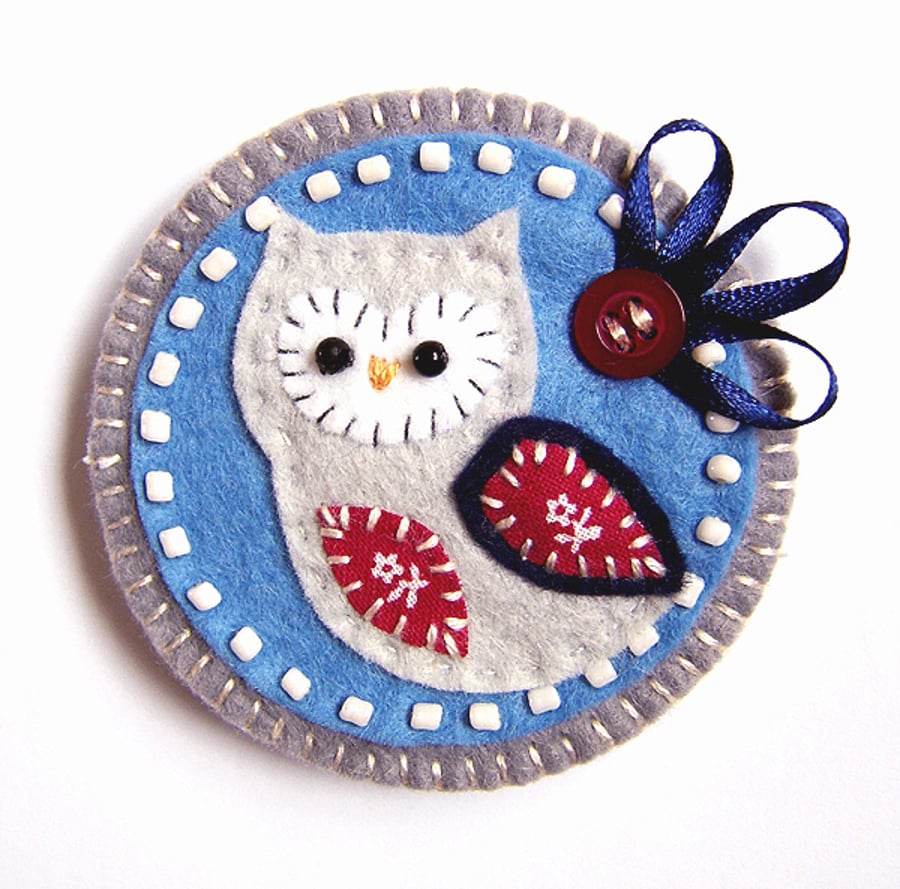 Owl Brooch