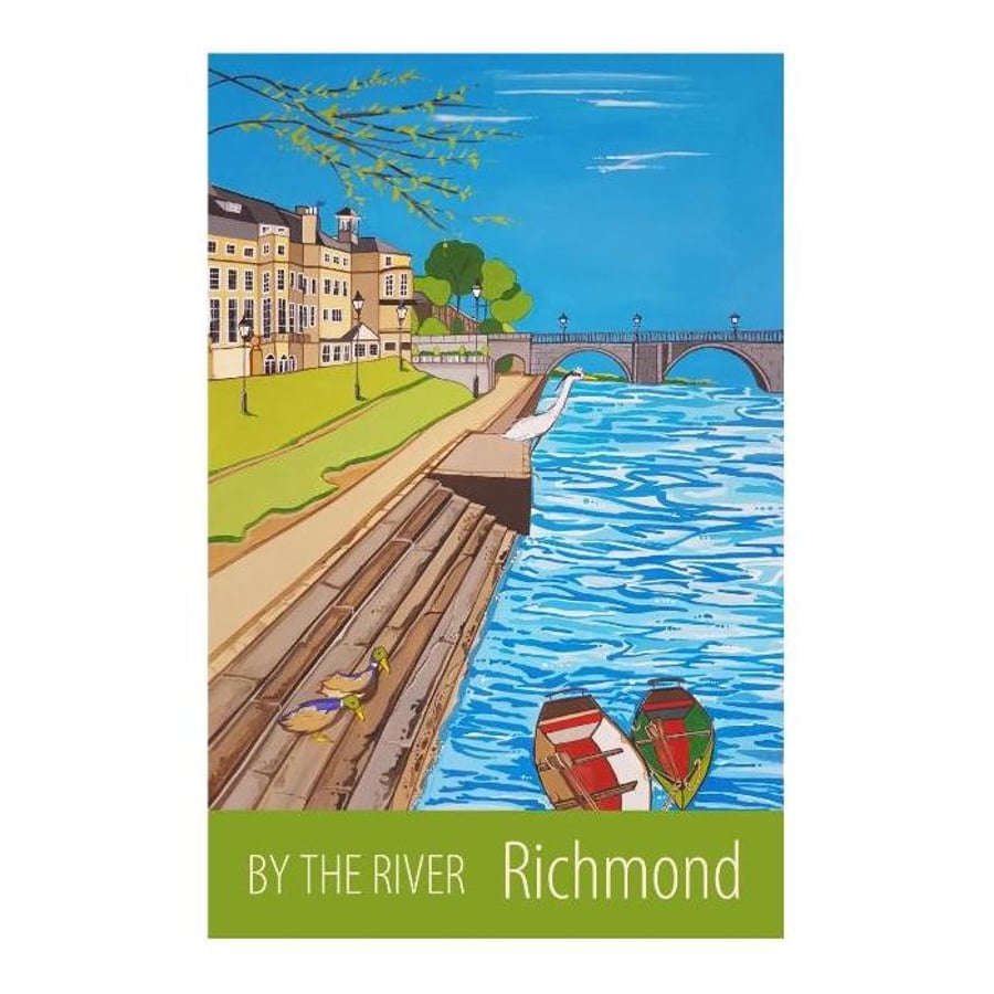 By The River, Richmond - unframed