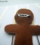 Gift Wallet With Gingerbread Person Brooch - Image 4