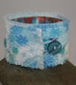 Embroidered Cuff - Turquoise - Image 1