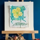 'Sewing Box III' original mixed media artwork