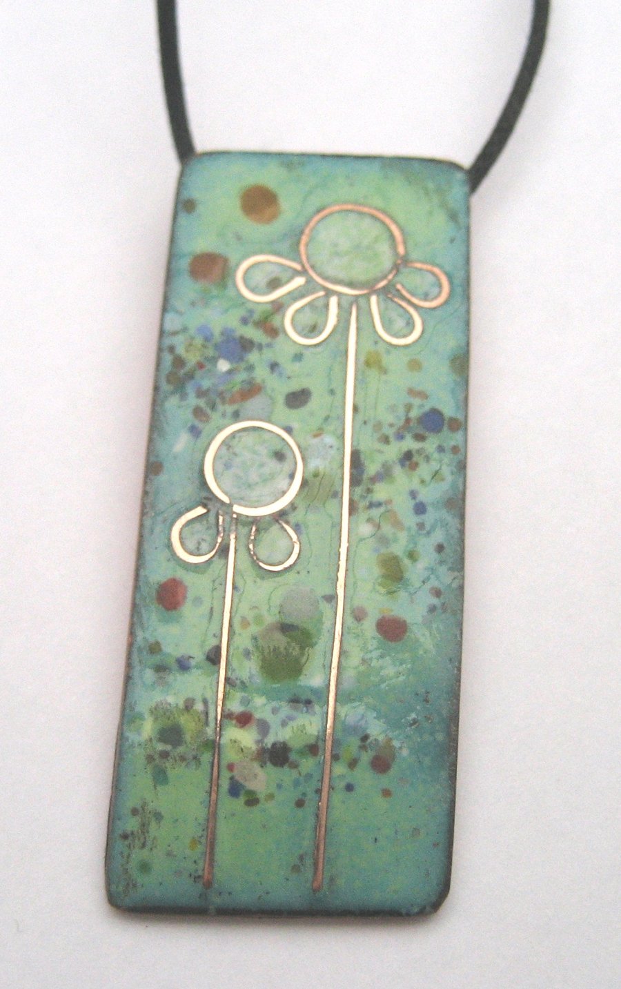 Green 'Summer Meadow' pendant