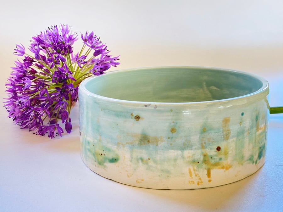 Handmade ceramic trinket dish, wheel thrown in Norfolk