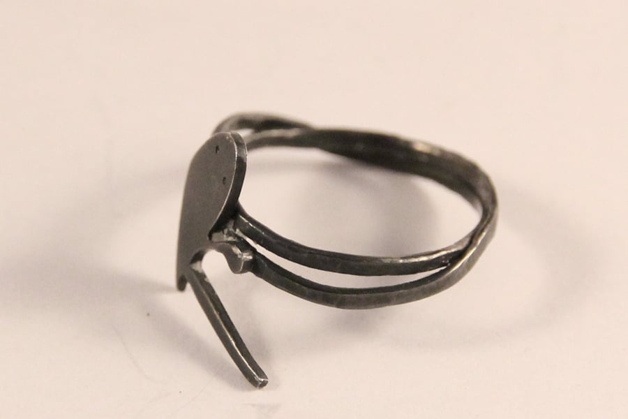 Ring Oxidised Long Tailed Tit