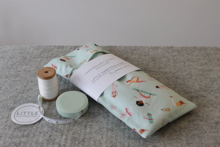 Lavender & Flaxseed Eye Pillow – Handmade Relaxation
