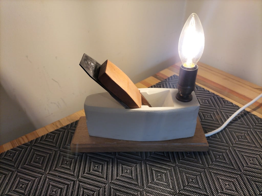 Simple but nice!! Recycled Side or Table Light. Perfect for your man cave!!