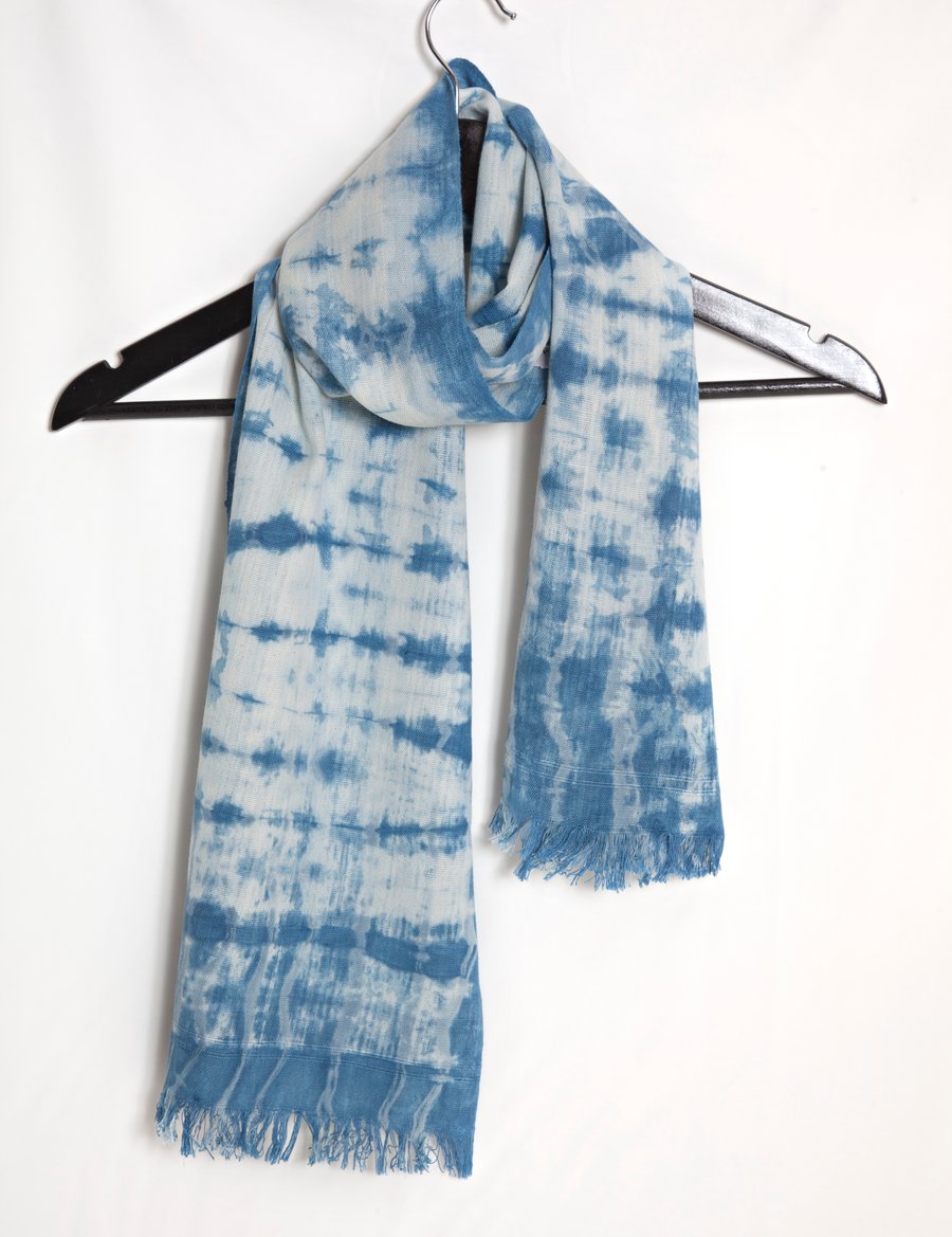 Cotton Indigo dyed Scarf