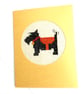 Scottie Dog Cross Stitch Card
