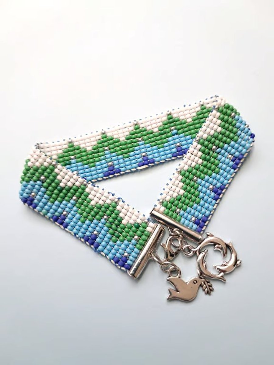 Beadloom seedbead bracelets