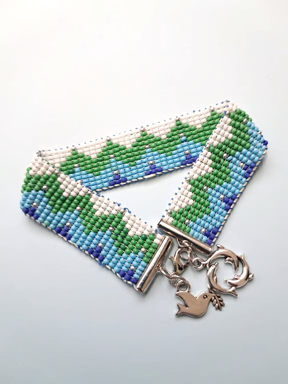 Beadloom seedbead bracelets
