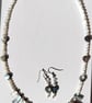 Paua Abalone & Mother of Pearl Shell Necklace & Earrings Jewellery Gift Set - Image 7