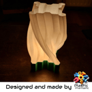 Unique swirl mood lighting lamp - Low Power Energy Saving - USB Powered