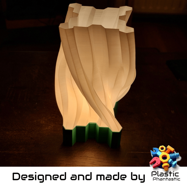 Unique swirl mood lighting lamp - Low Power Energy Saving - USB Powered
