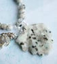 Sesame Jasper Leaf Pendant Necklace - Image 4