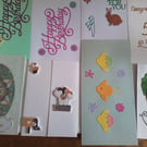 Set of 8 assorted cards. Ref 537. Summer seconds 