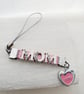 Mom phone charm bag charm mother's day gift 