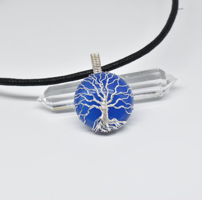 Blue Onyx Tree of Life