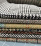 Tweed Fabric Bundle. Seventeen Pieces Approximately 15” Square. Craft Pack 820gm - Image 6