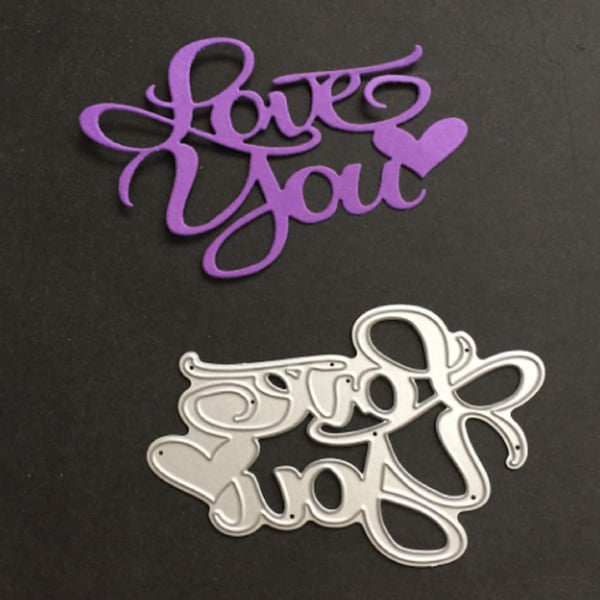 NEW Craft-House Love You Sentiment Craft Cutting Die - Valentines, Mothers Day