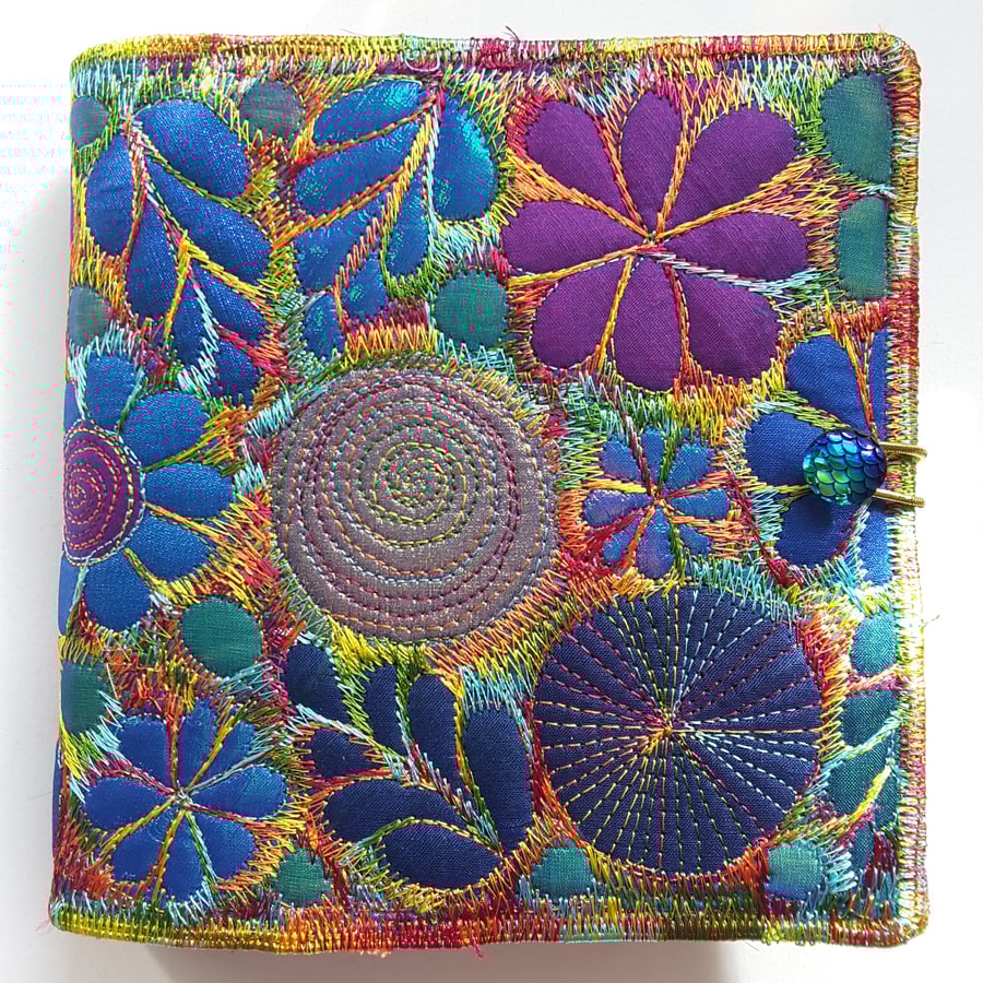 Textile Book Cover and Sketchbook