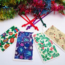 Set of 4 assorted Christmas gift tags