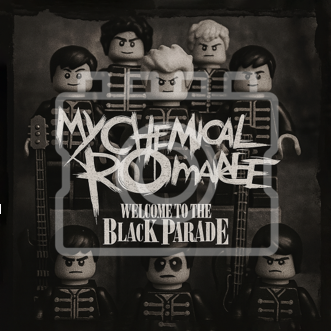 LEGO-Inspired My Chemical Romance – Welcome to the Black Parade 5x5" Print 