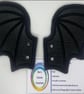 Bat Wings, Embroidered shoe,boot wings - Image 1