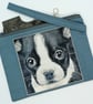 Boston Terrier Zipped Bag  246B