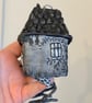 Spun Cotton Baba Yaga Hut Black - Image 3