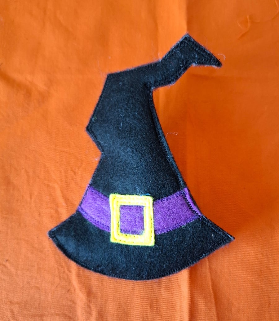Halloween Witches Hat Hair Clip