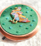 Mosaic Duck Double-sided Pocket Mirror - Image 3