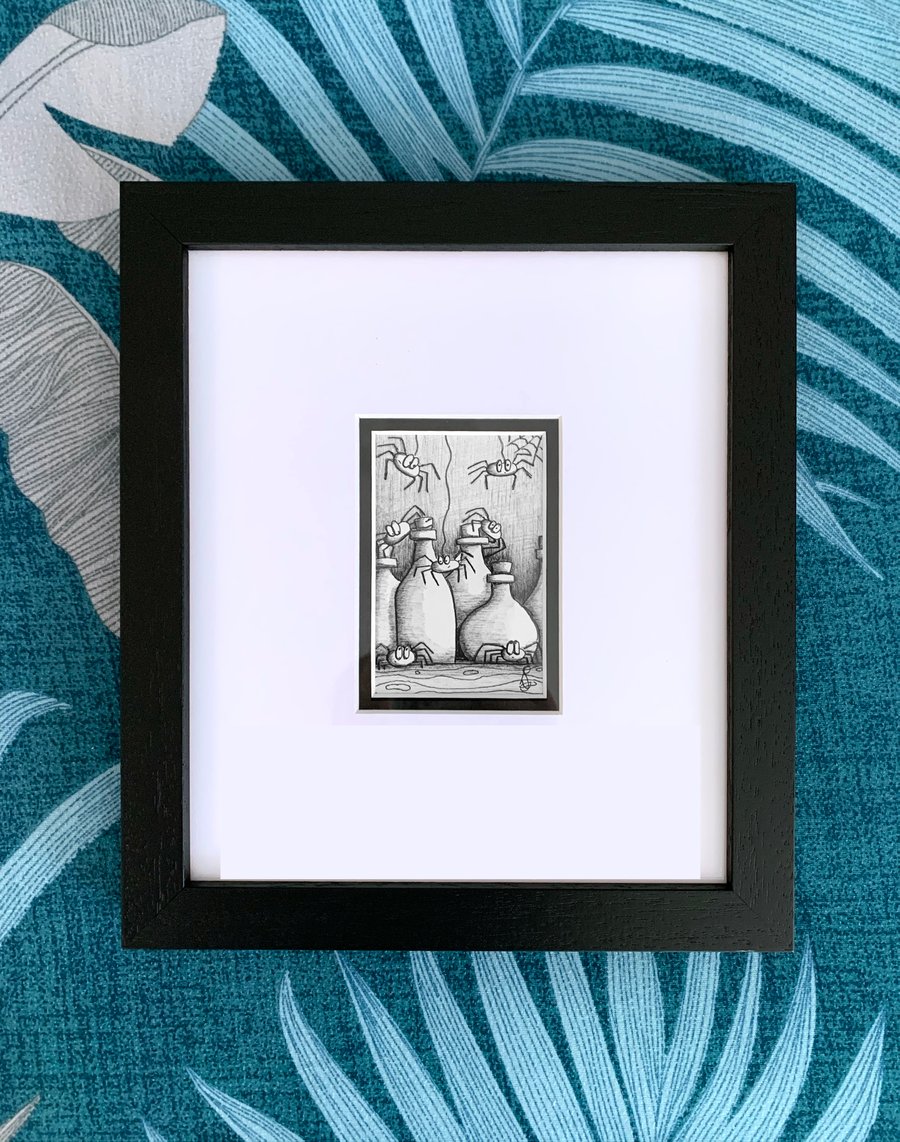 Cute Spiders Original Artwork