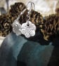 Silver drop earrings - Image 2