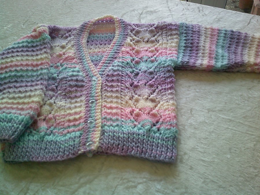 22 Inch Cardigan with Heart Design