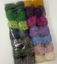 Small Dartmoor Mohair Boucle Loop Wool Yarn Selection Pack Wet Felting - Image 5