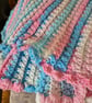 Candy Floss Crochet Baby Blanket - Image 5