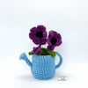 Everlasting Flowers, Watering can planter by Lily Lily Handmade 
