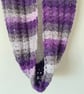 Purple Infinity Scarf - Handmade - Crochet Scarves - Christmas Gift for Mum - Image 8